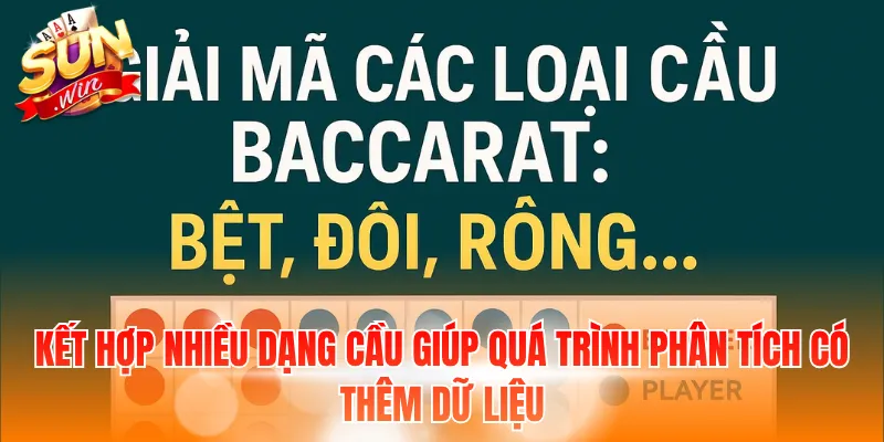 Kết hợp nhiều dạng cầu giúp quá trình phân tích có thêm dữ liệu