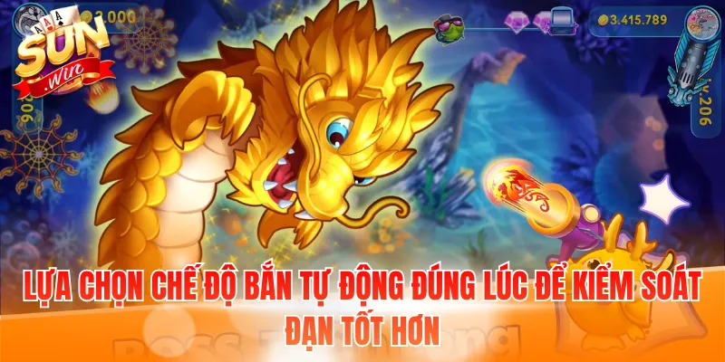 Lựa chọn chế độ bắn tự động đúng lúc để kiểm soát đạn tốt hơn