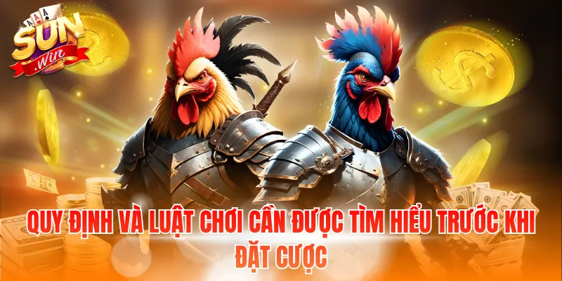 Quy định và luật chơi cần được tìm hiểu trước khi đặt cược